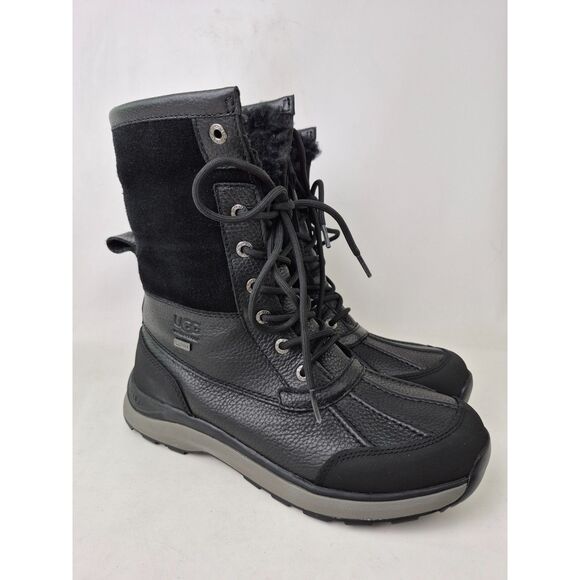 UGG Women's Black Adirondack Boot III Tipped Size 9 US 1095141 - Picture 2 of 8